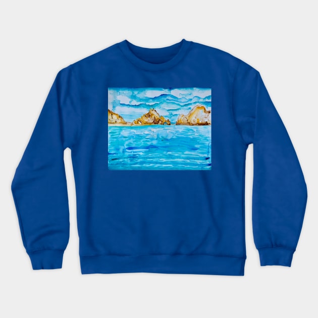 The Arch Cabo San Lucas Mexico Crewneck Sweatshirt by ANoelleJay